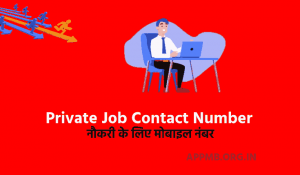 Private Job Contact Number 2023 नौकरी के लिए मोबाइल नंबर 2023 Urgent Job Contact Number