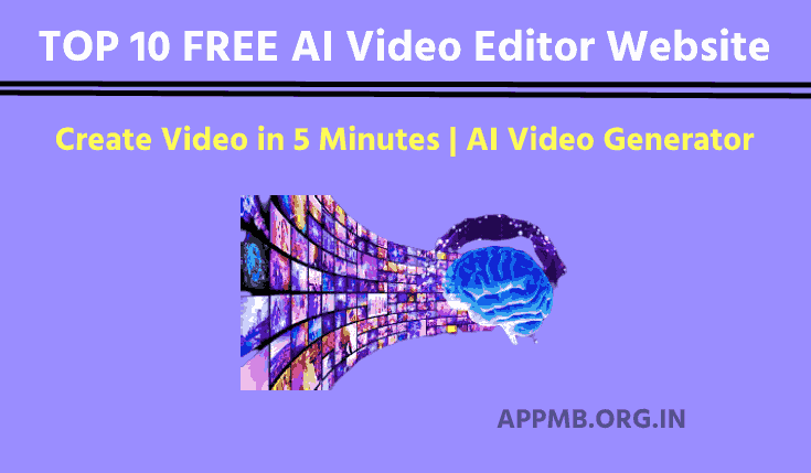 TOP 10 FREE AI Video Editor (2023) Website | Create Video in 5 Minutes | AI Video Generator | Best AI Video Editing