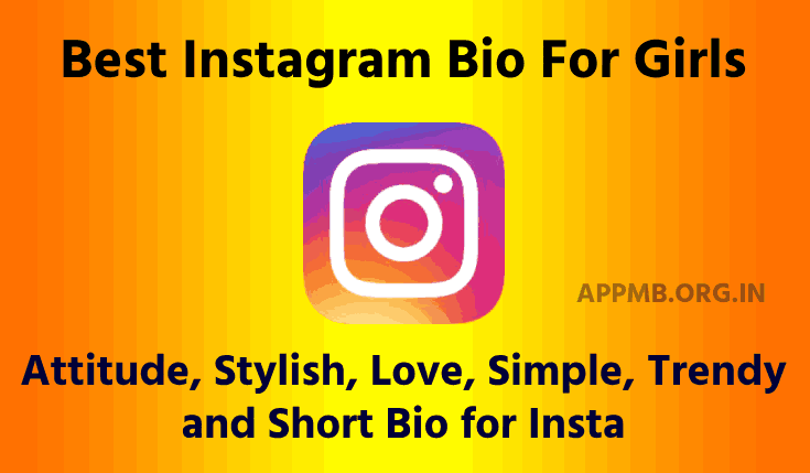 Instagram Bio For Girls (2023) - Best Attitude, Stylish, Love, Simple, Trendy and Short Bio for Insta